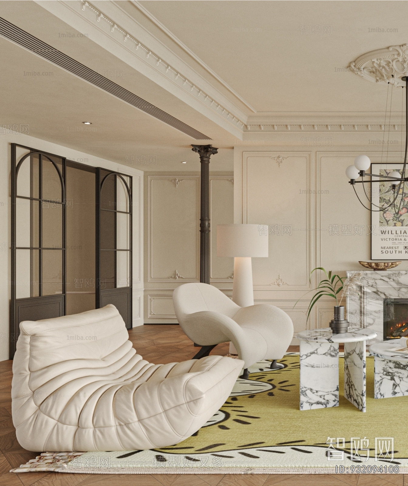 French Style A Living Room