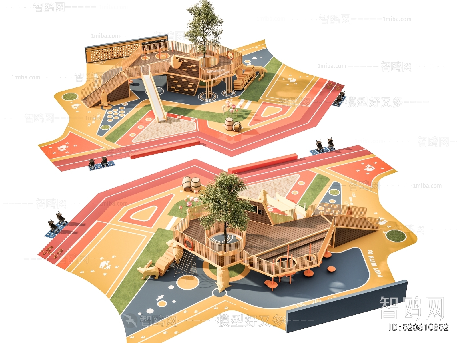 Modern Park Landscape