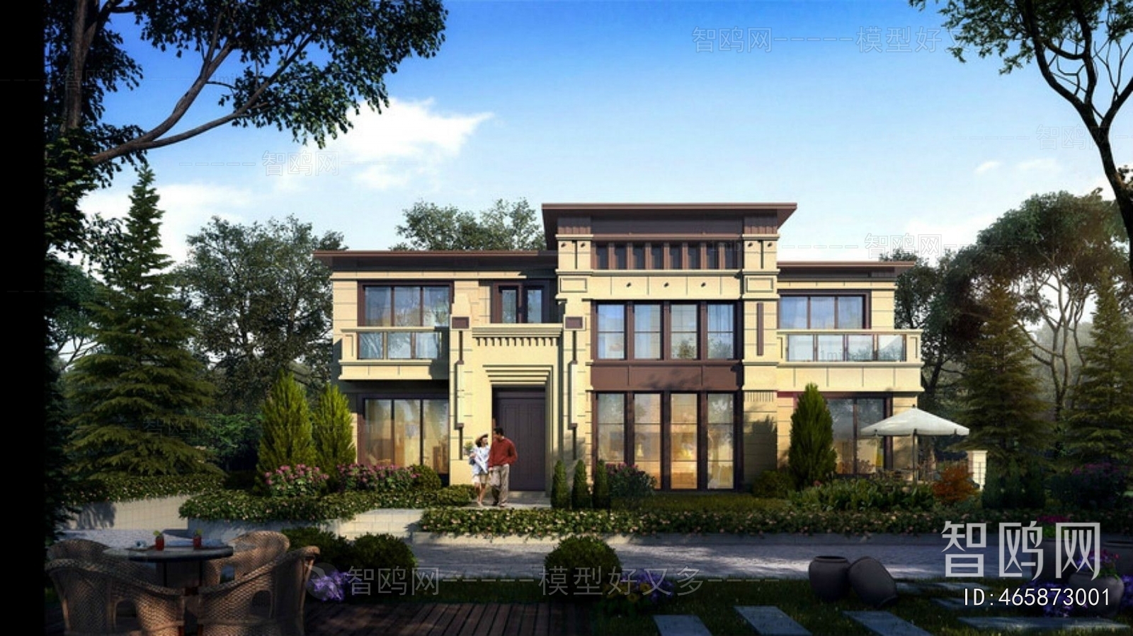 New Chinese Style Detached Villa