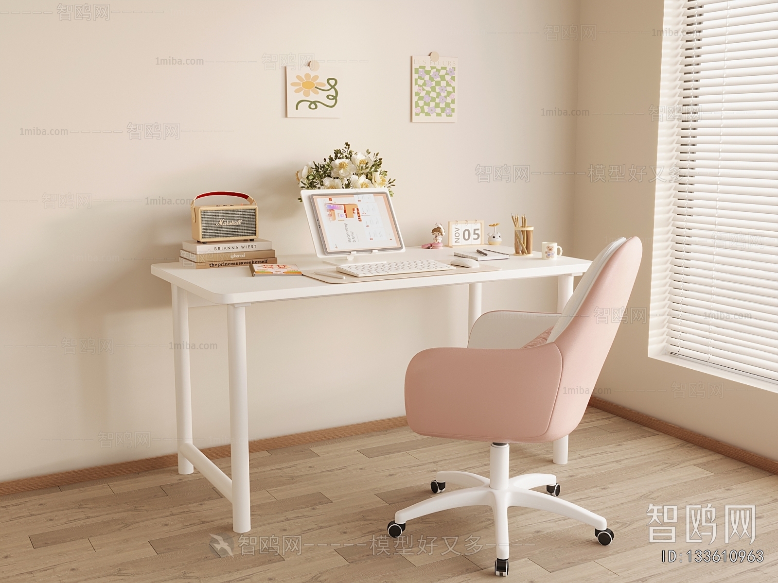 Modern Computer Desk And Chair