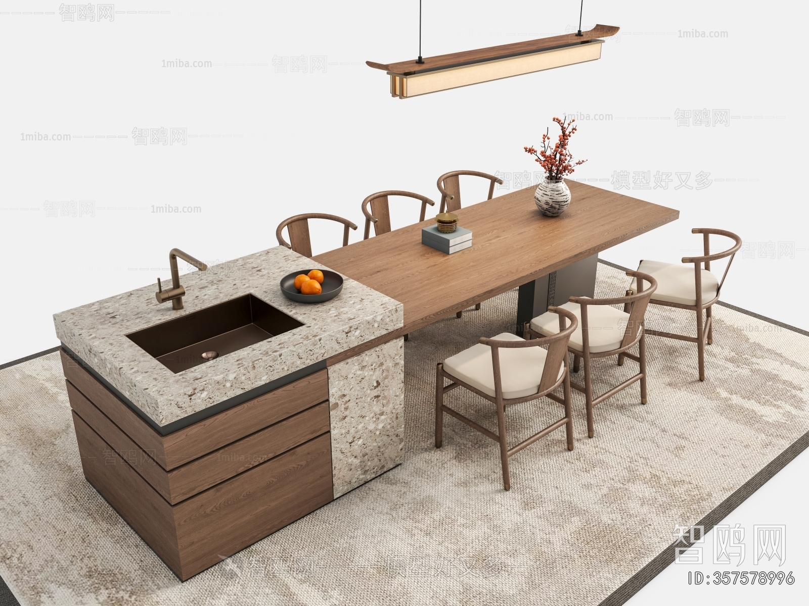 New Chinese Style Dining Table And Chairs