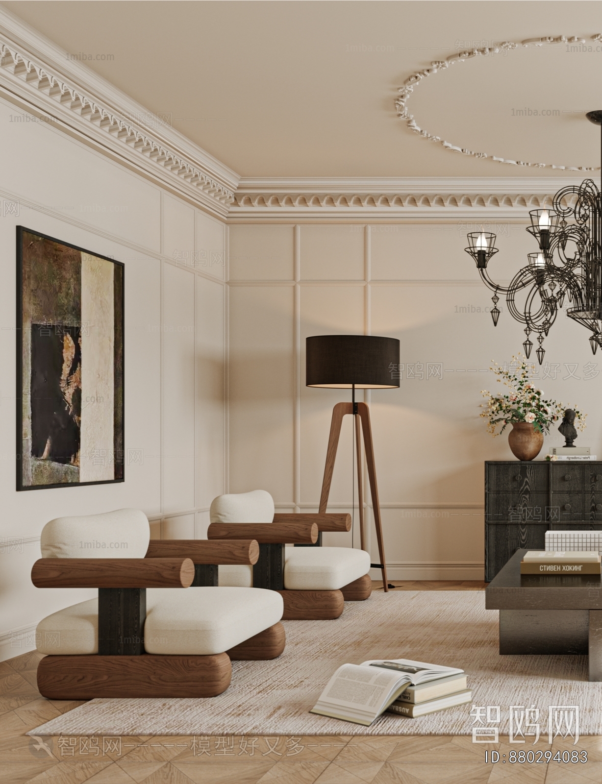 French Style A Living Room