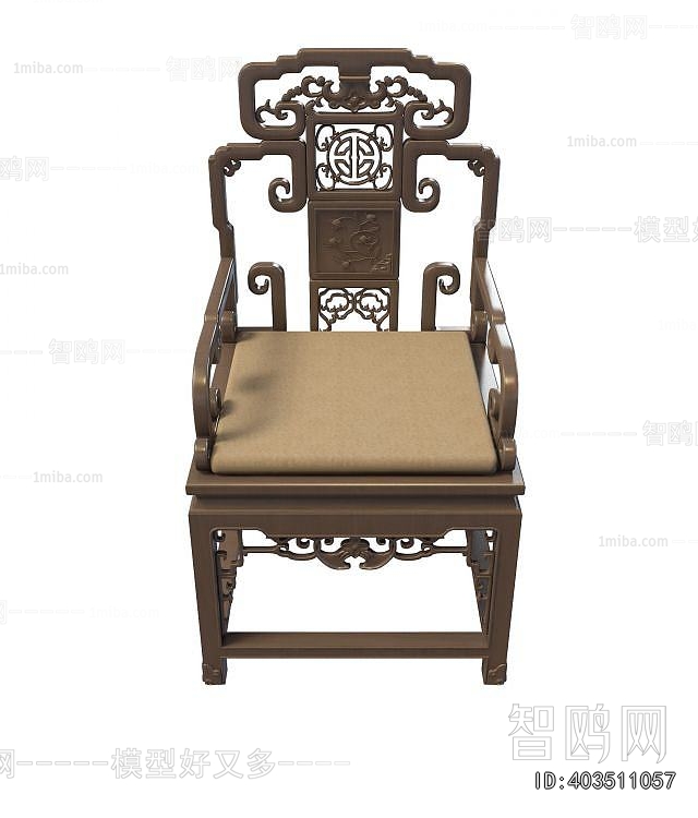 Chinese Style Lounge Chair