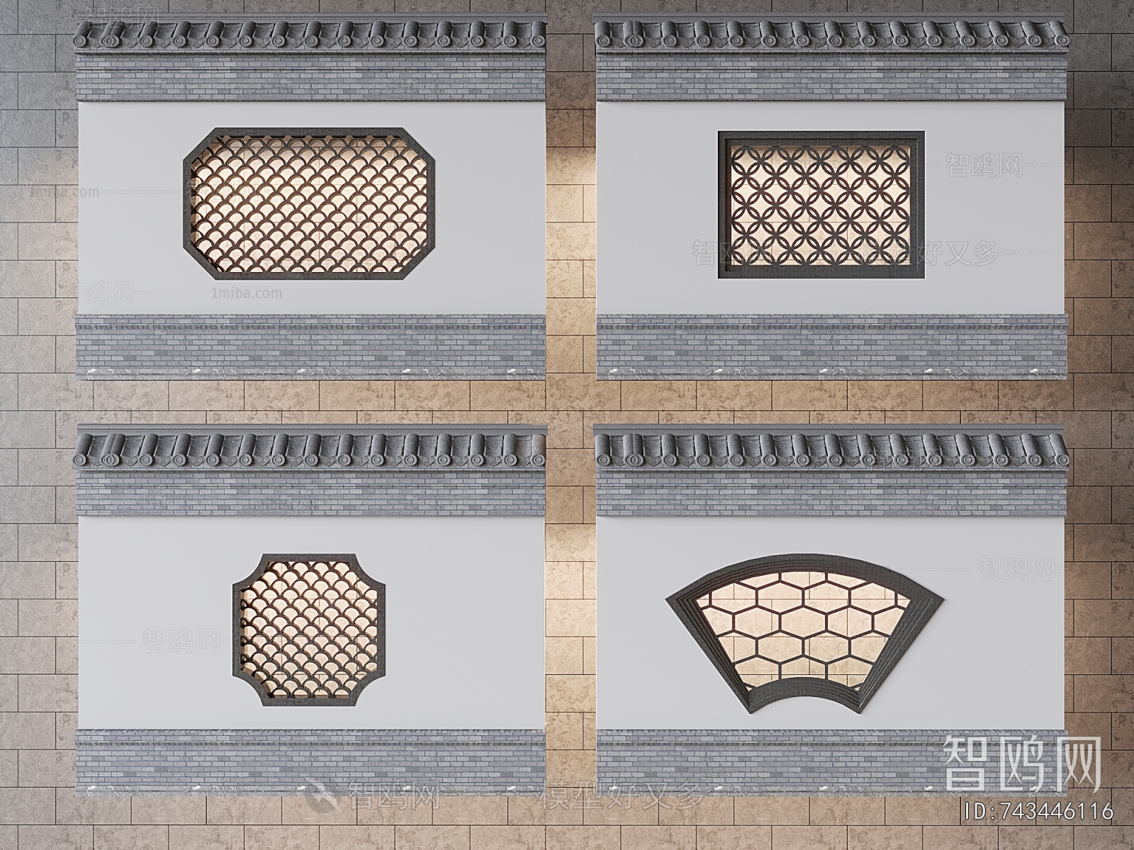 Chinese Style Landscape Wall