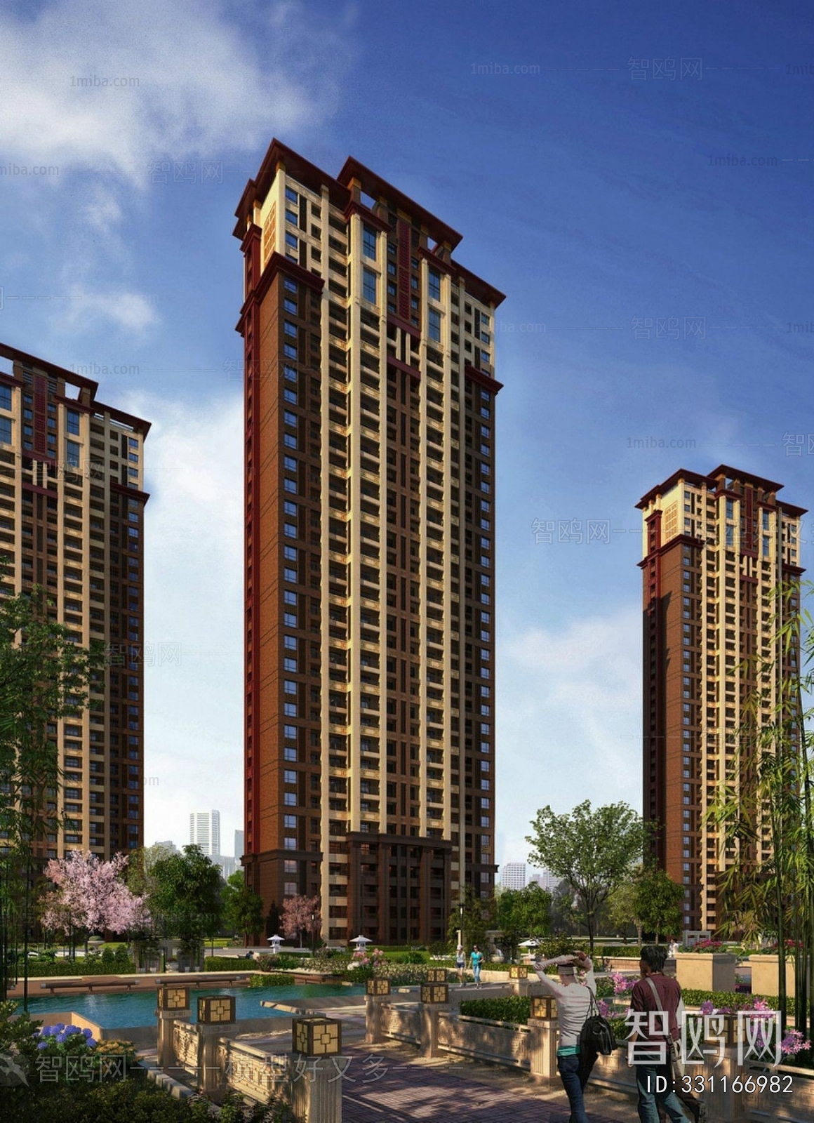 Chinese Style Residential Building