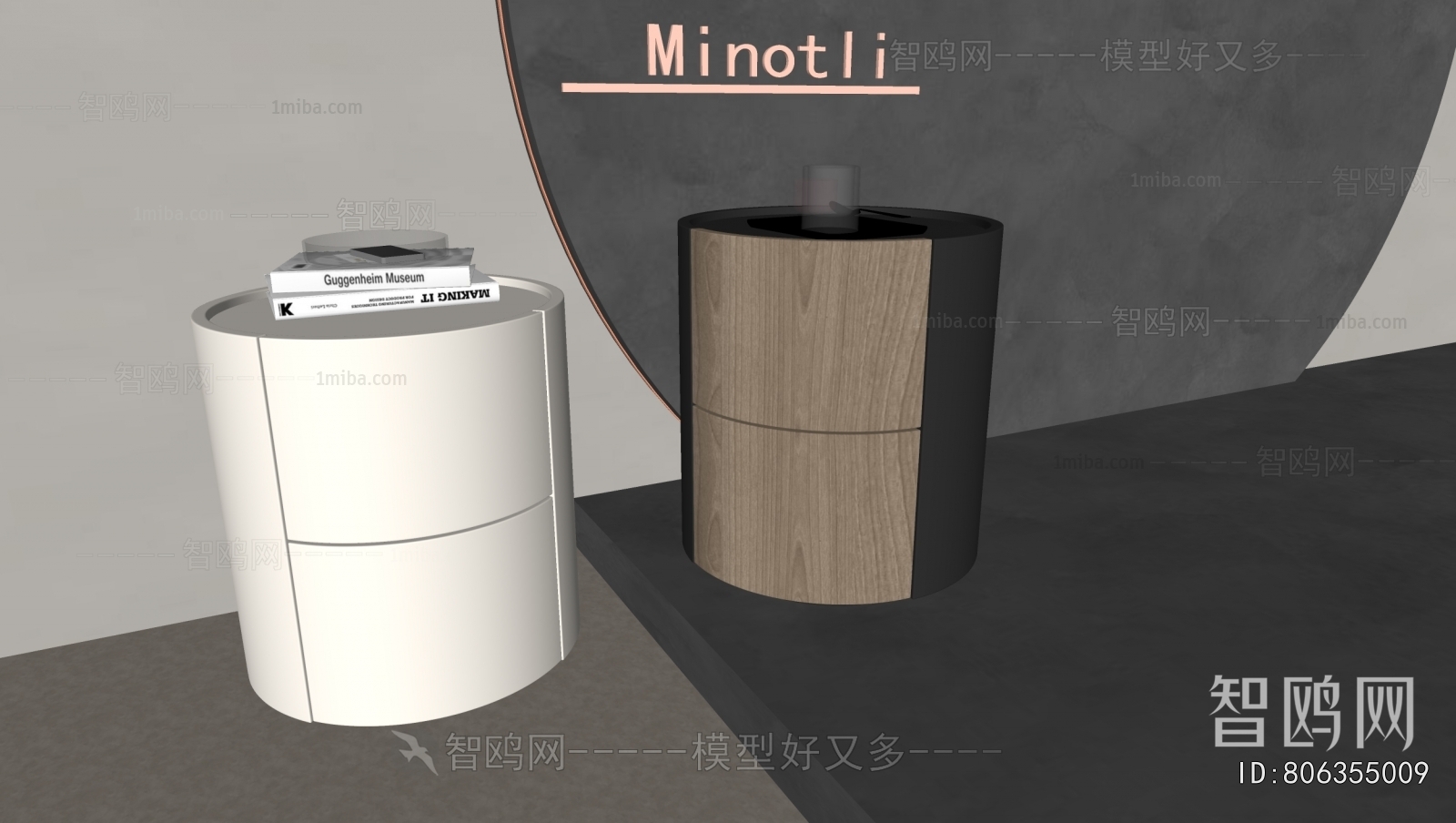 Modern Bedside Cupboard