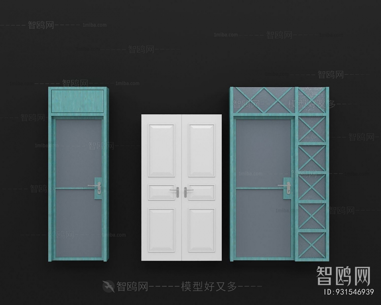 Nordic Style Entrance Door