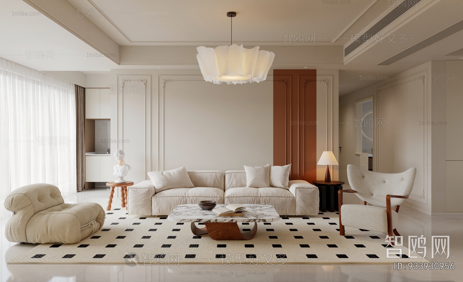 French Style A Living Room