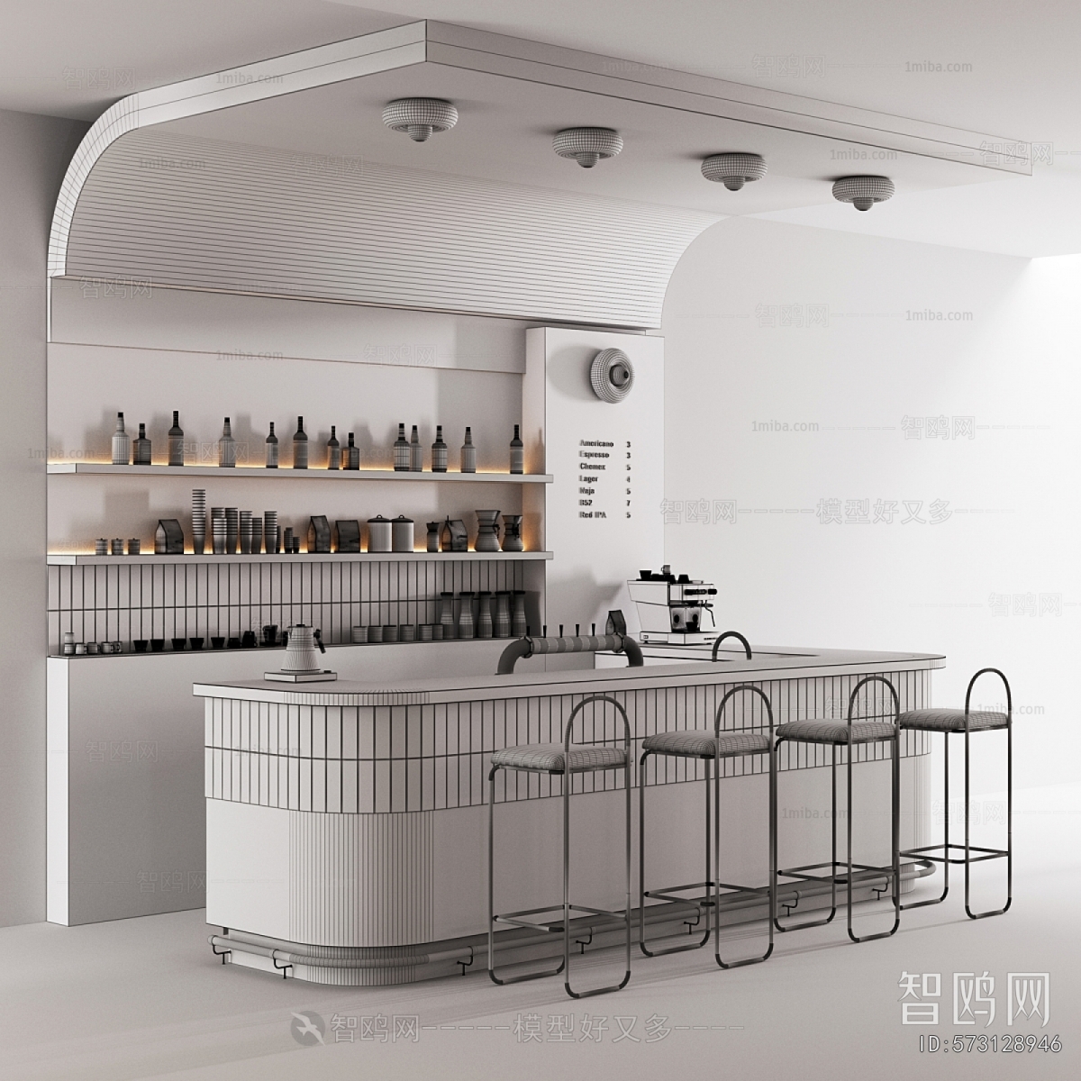 Modern Counter Bar