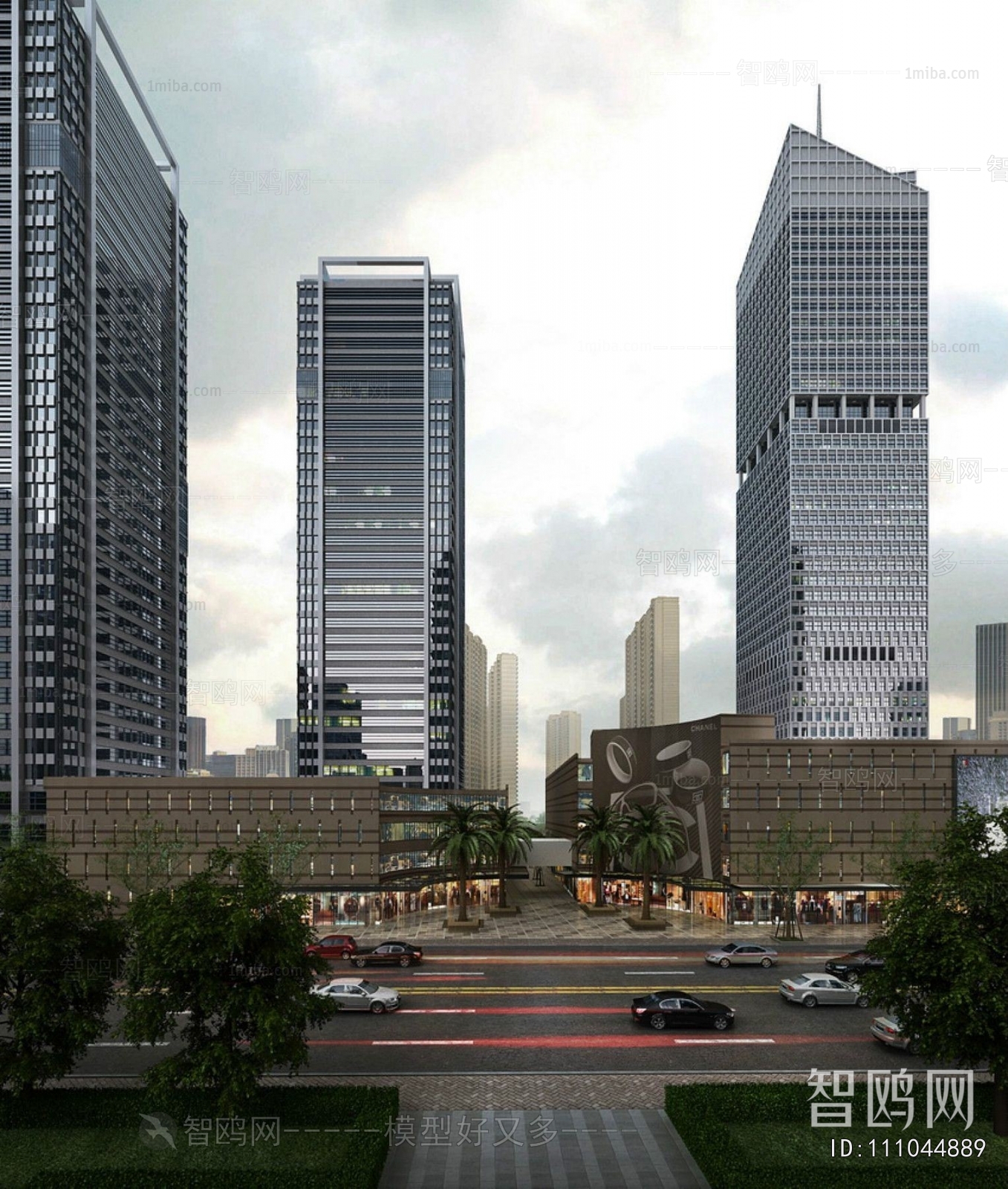 Modern Appearance Of Commercial Building