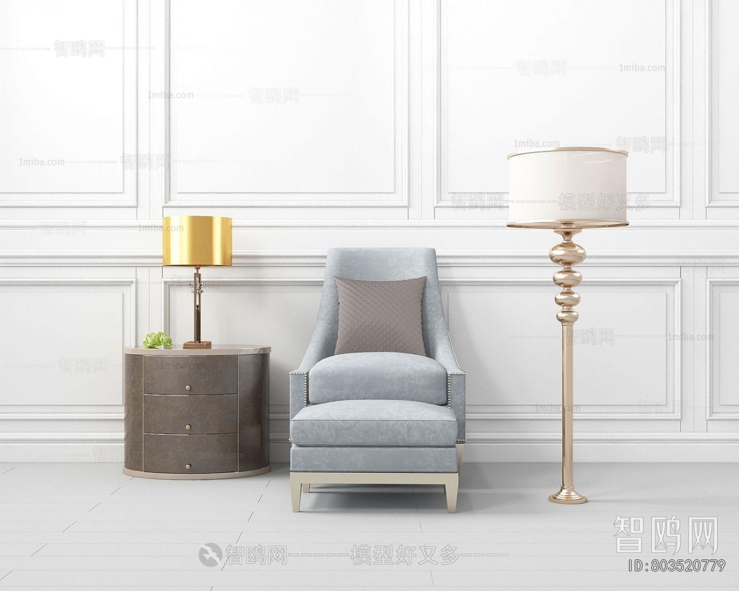 American Style Single Sofa