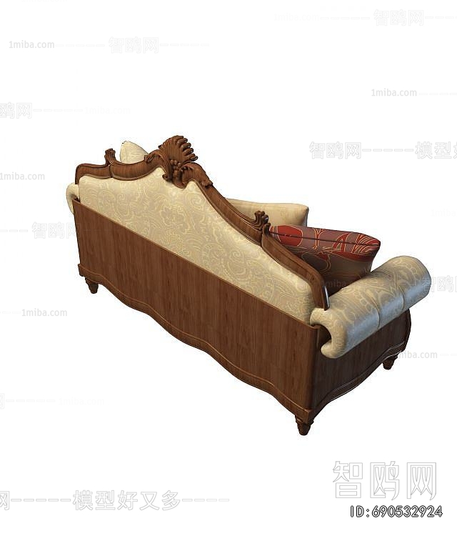 American Style Three-seat Sofa