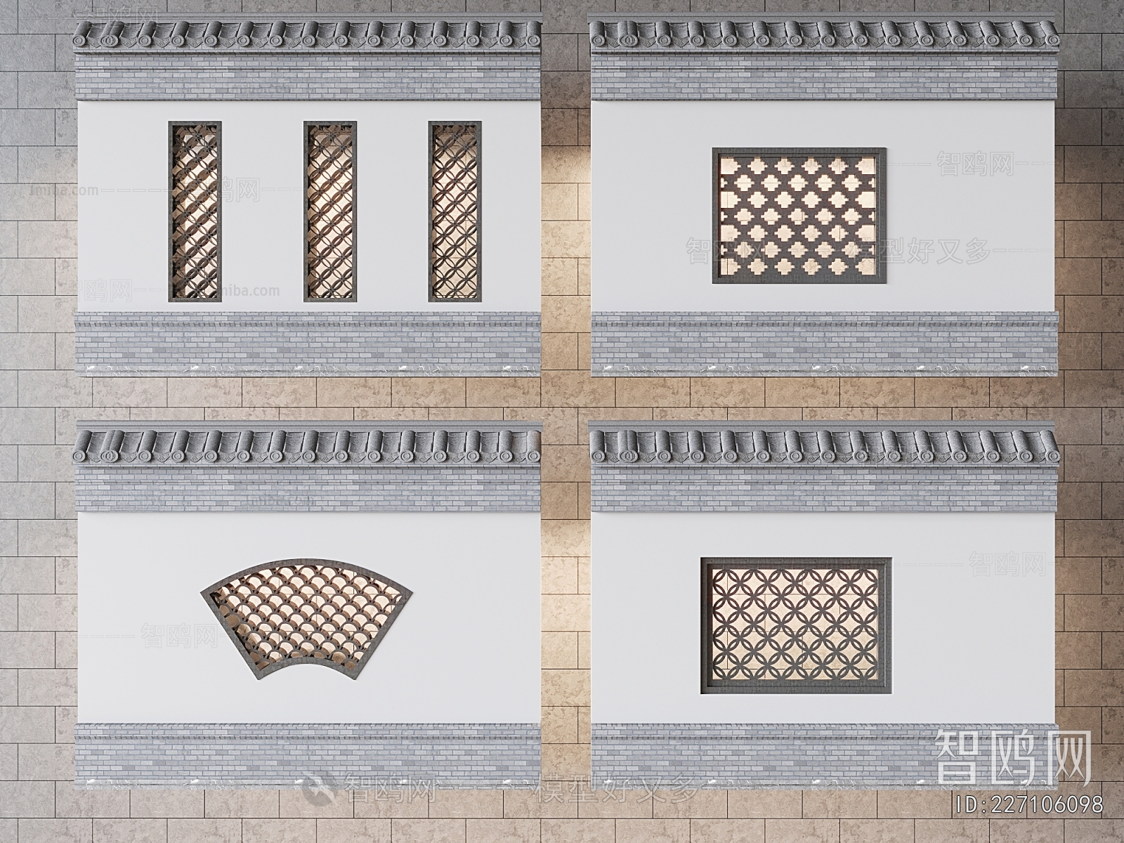 Chinese Style Landscape Wall