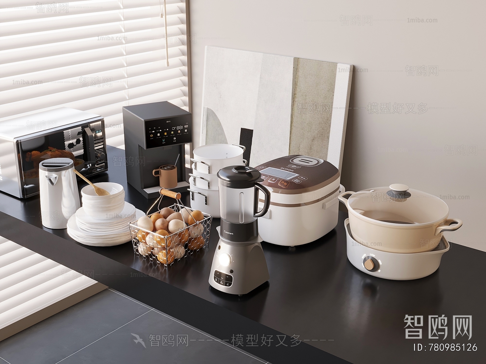 Modern Electric Kitchen Appliances