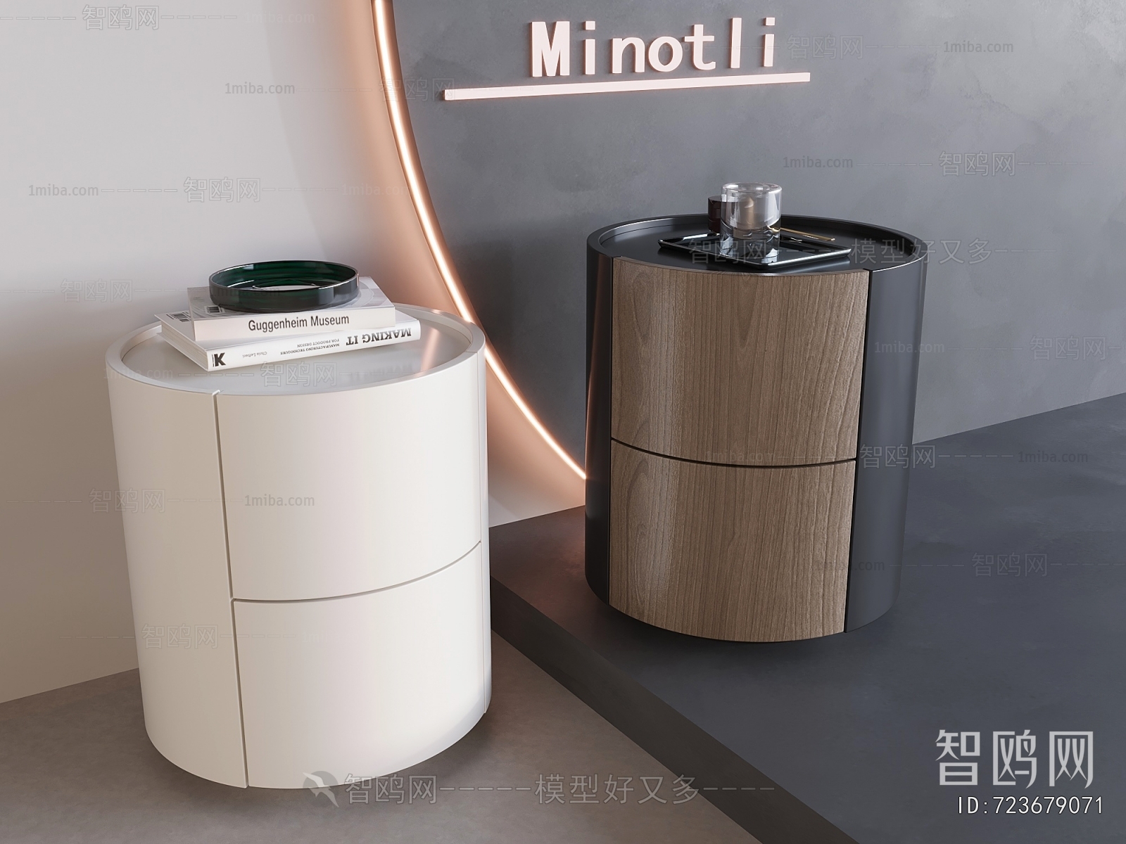 Modern Bedside Cupboard