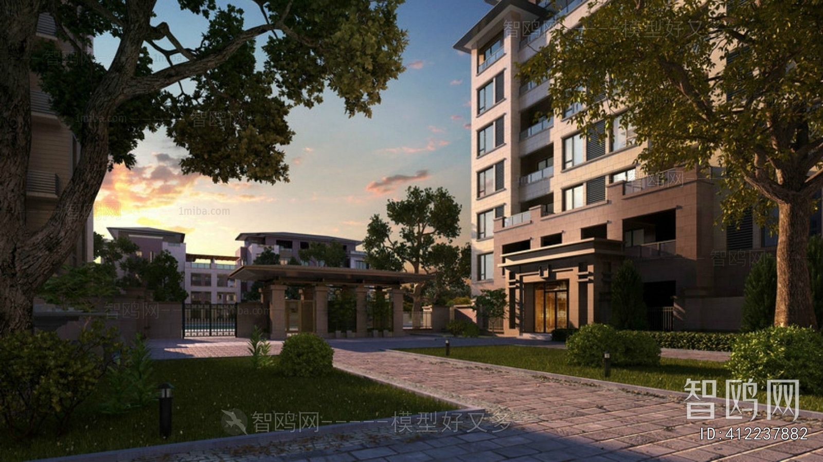 New Chinese Style Residential Building