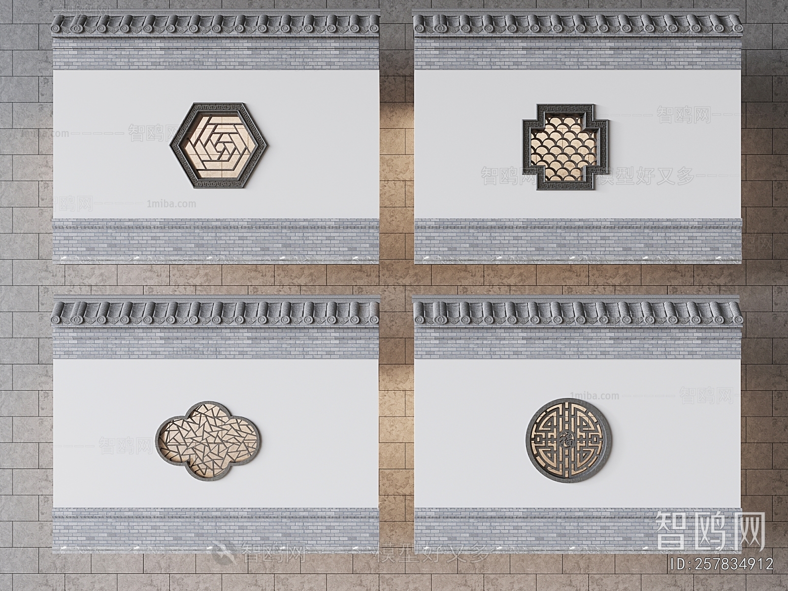 Chinese Style Landscape Wall