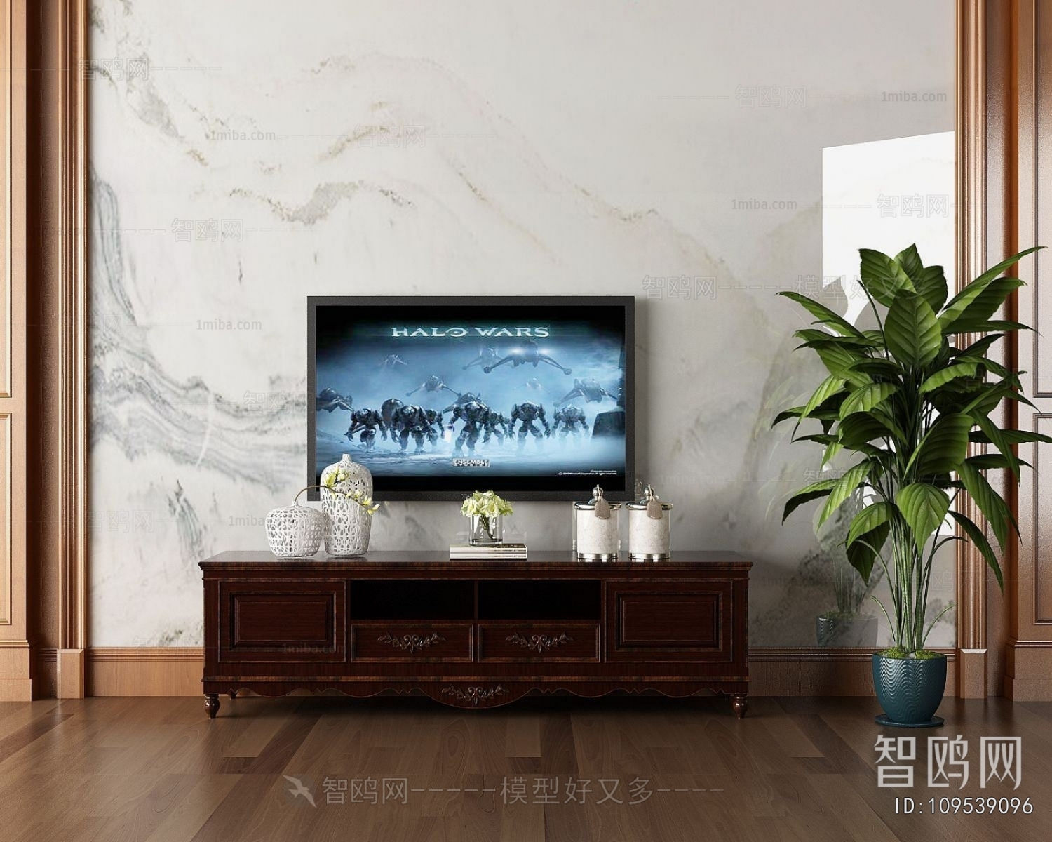 Chinese Style TV Cabinet