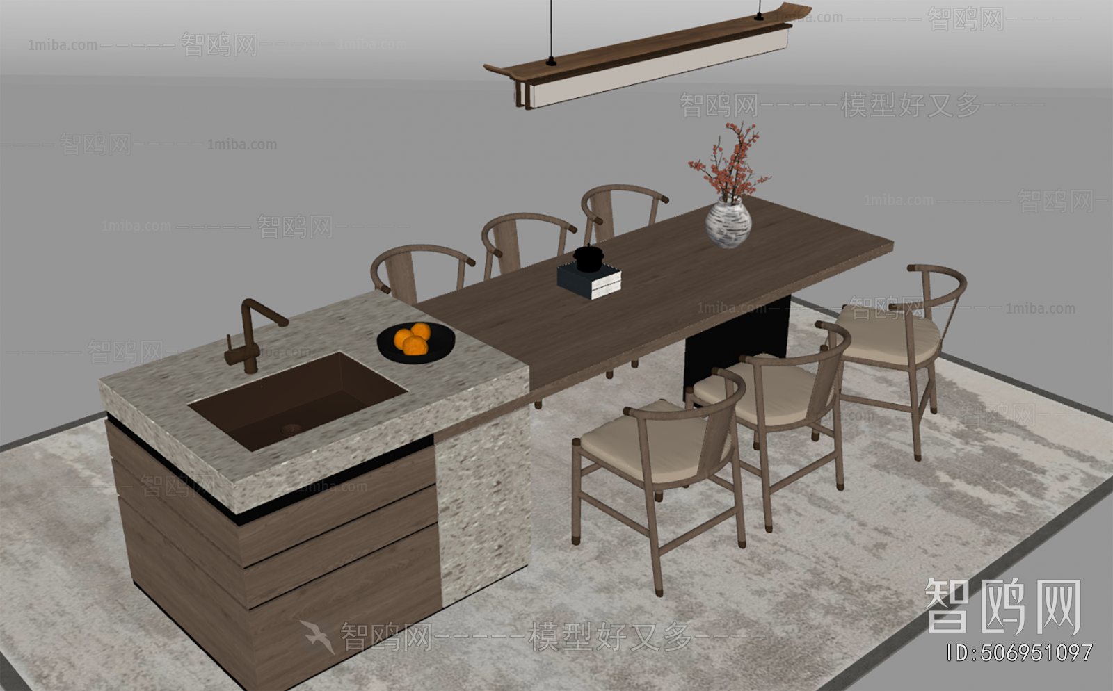 New Chinese Style Dining Table And Chairs