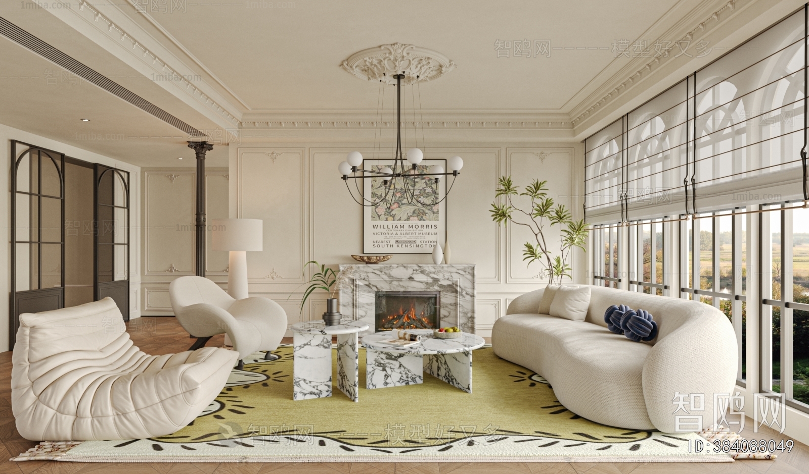 French Style A Living Room