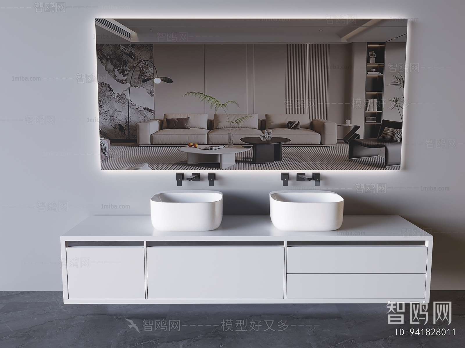 Modern Bathroom Cabinet