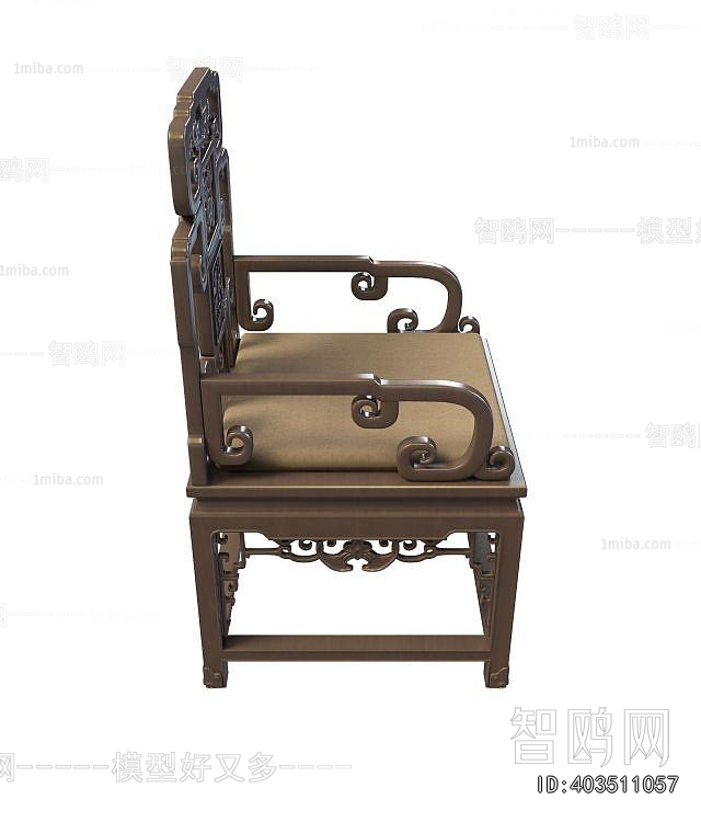 Chinese Style Lounge Chair