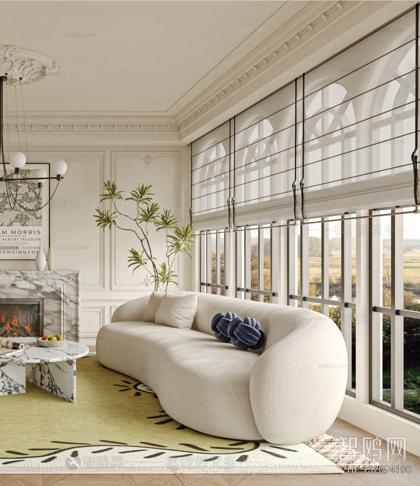 French Style A Living Room