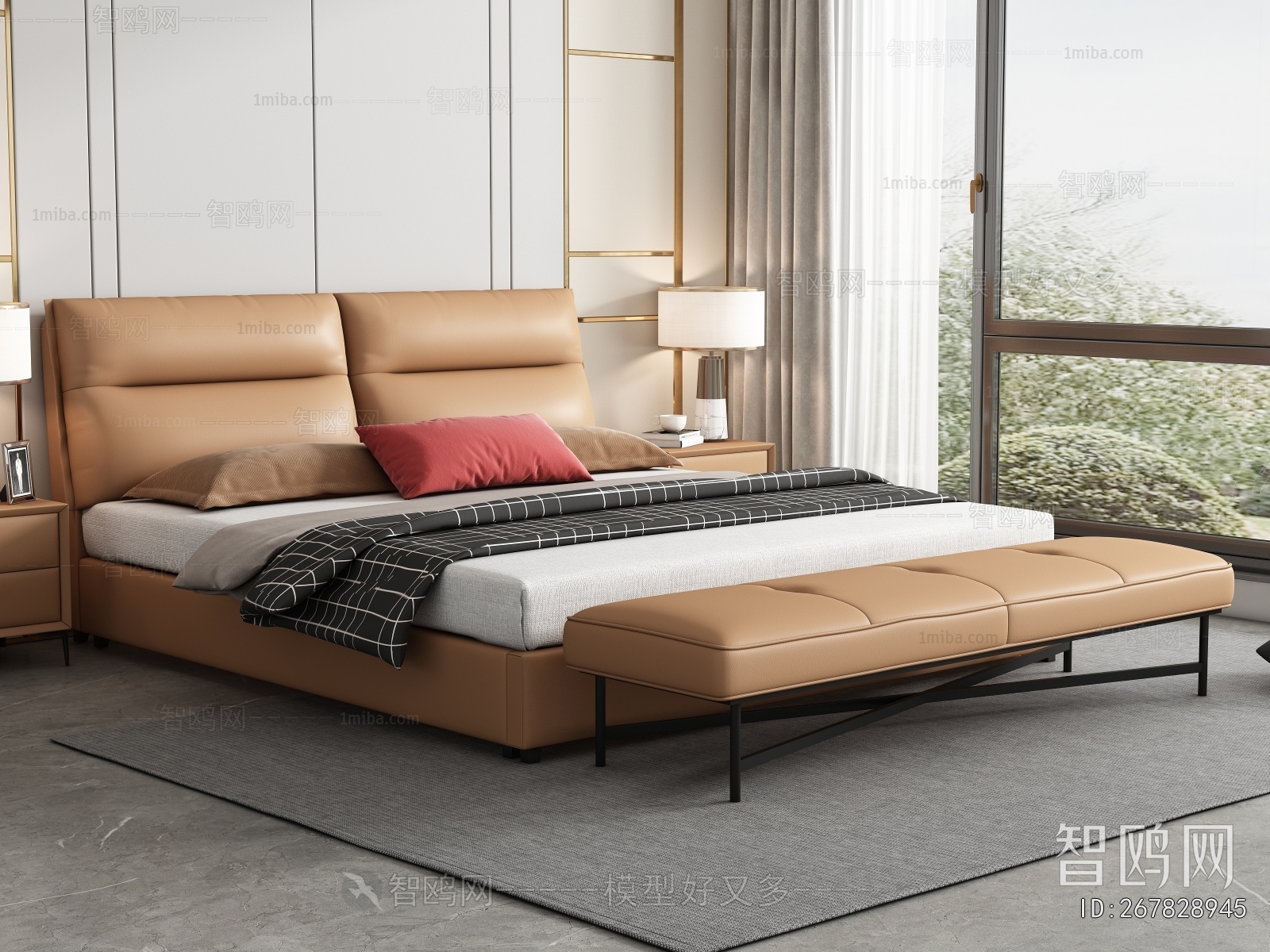 Modern Double Bed