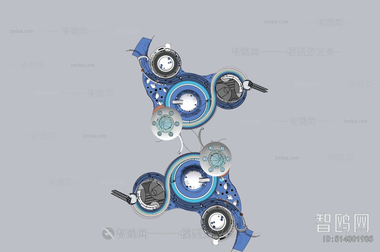 Modern Park Landscape