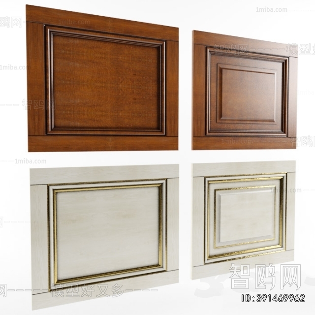 Simple European Style Door Panel