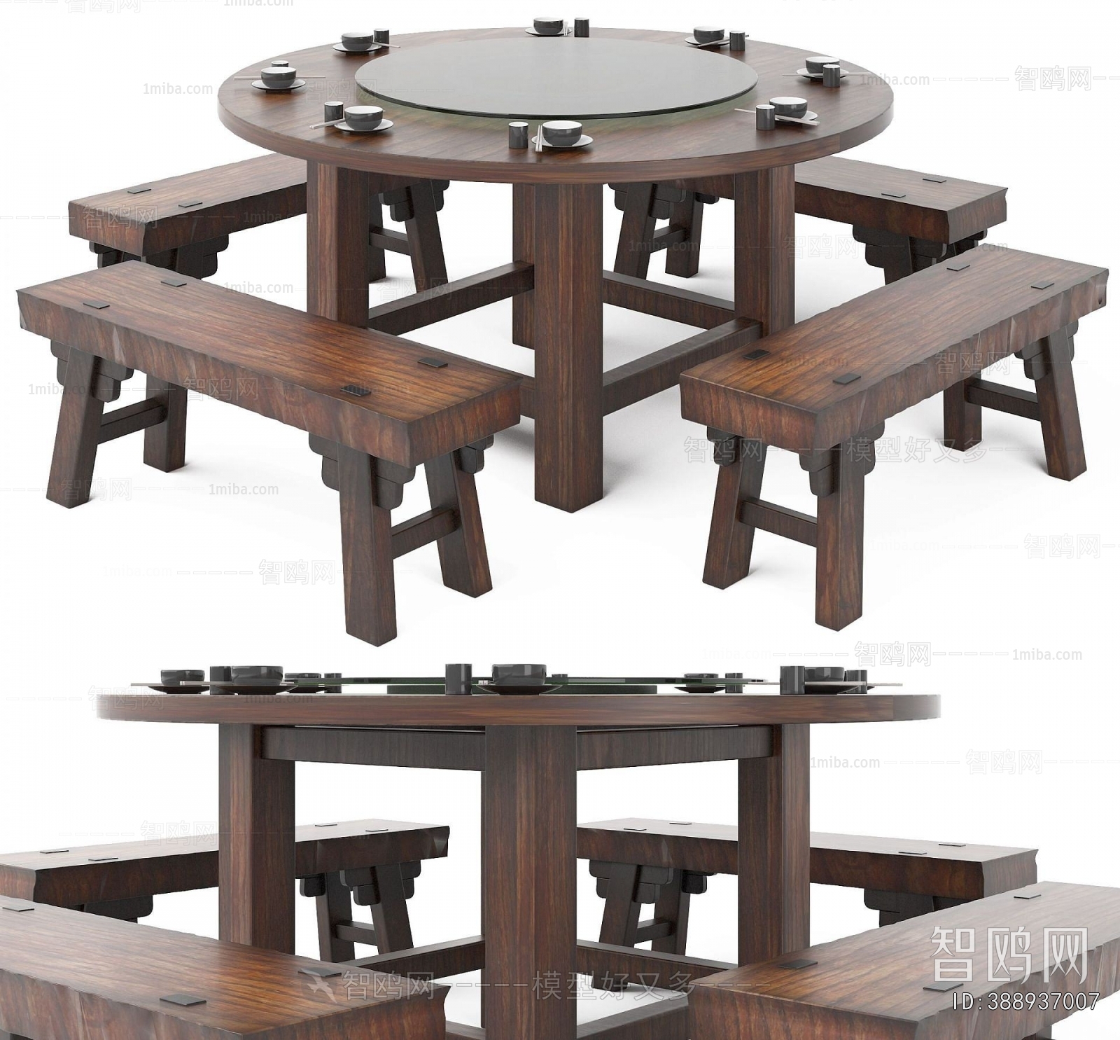 Chinese Style Dining Table And Chairs