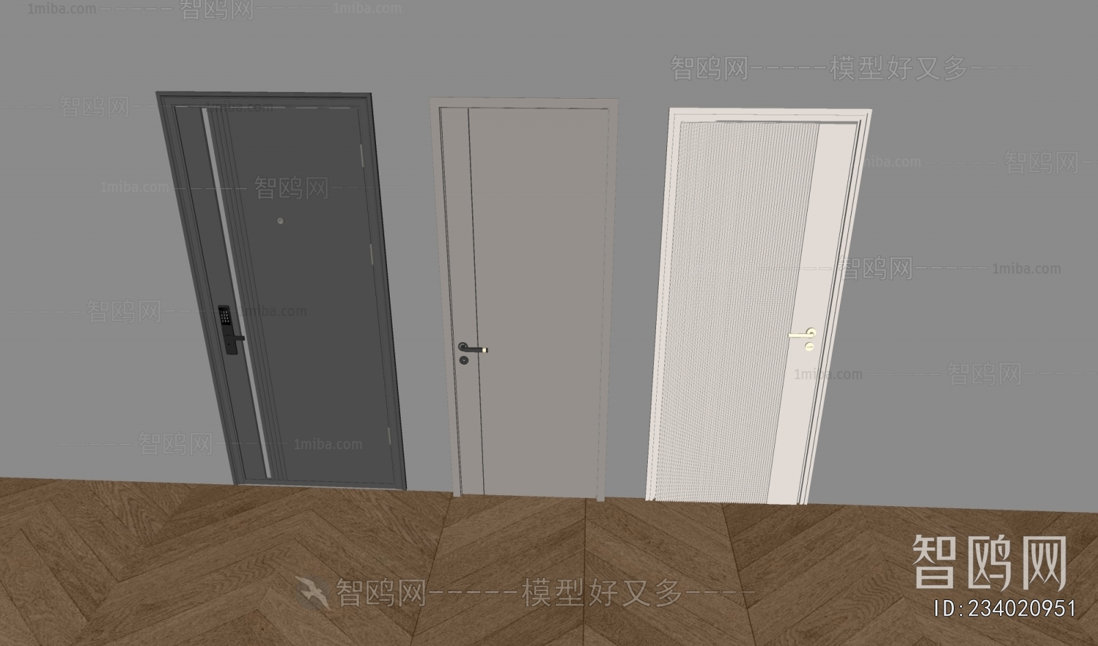 Modern Single Door