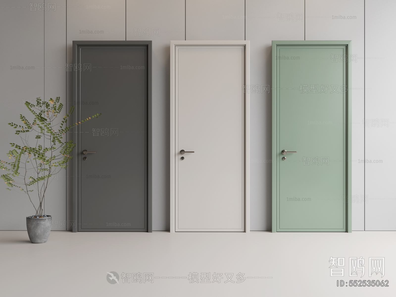 现代单开门组合