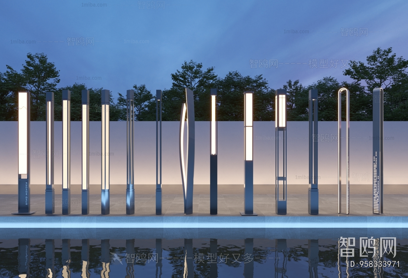 Modern Outdoor Light