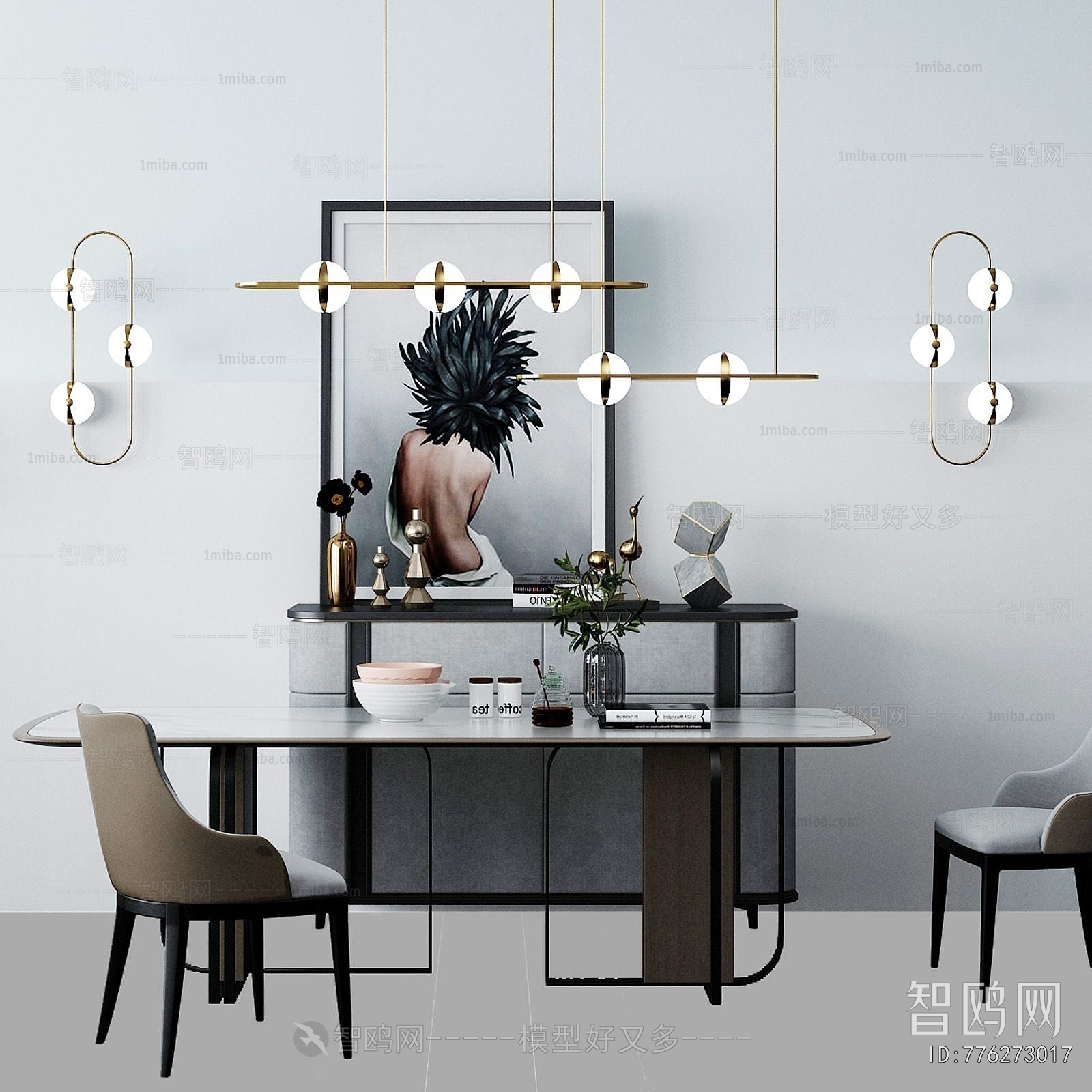 Nordic Style Dining Table And Chairs