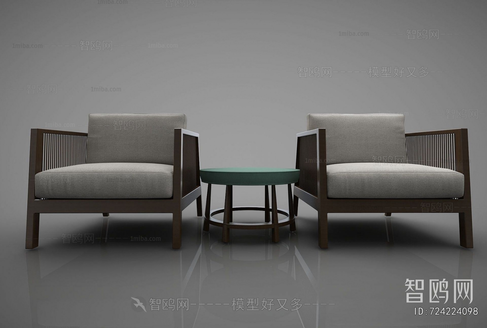 New Chinese Style A Sofa For Two