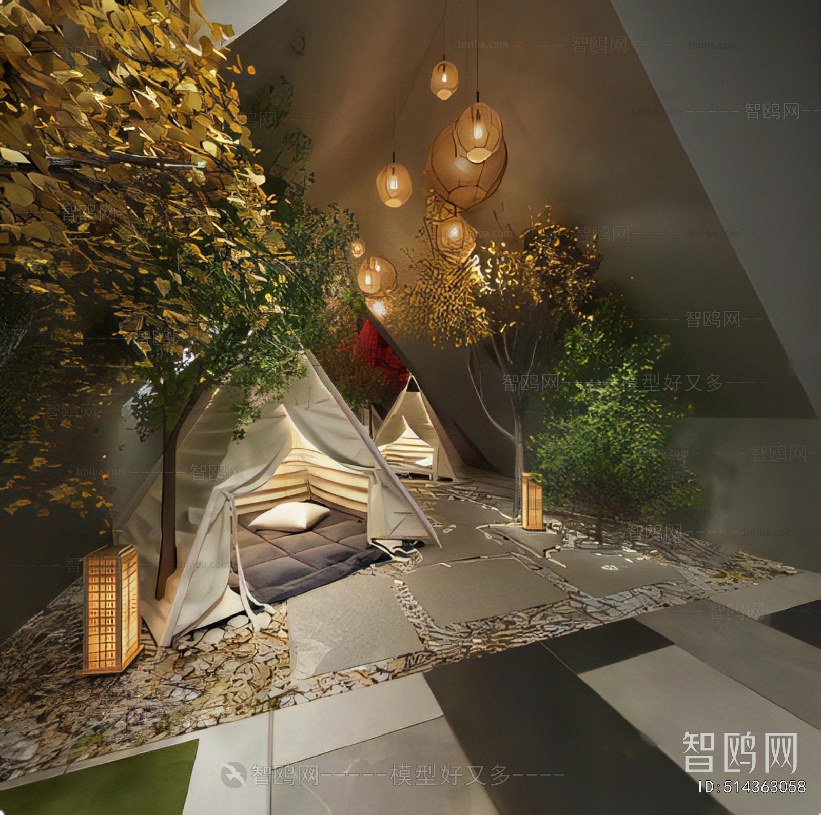 Modern Courtyard/landscape