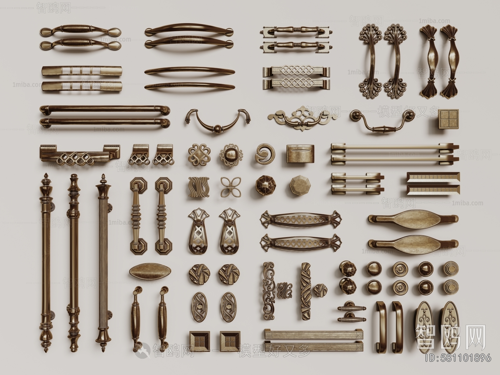 French Style Door Handle