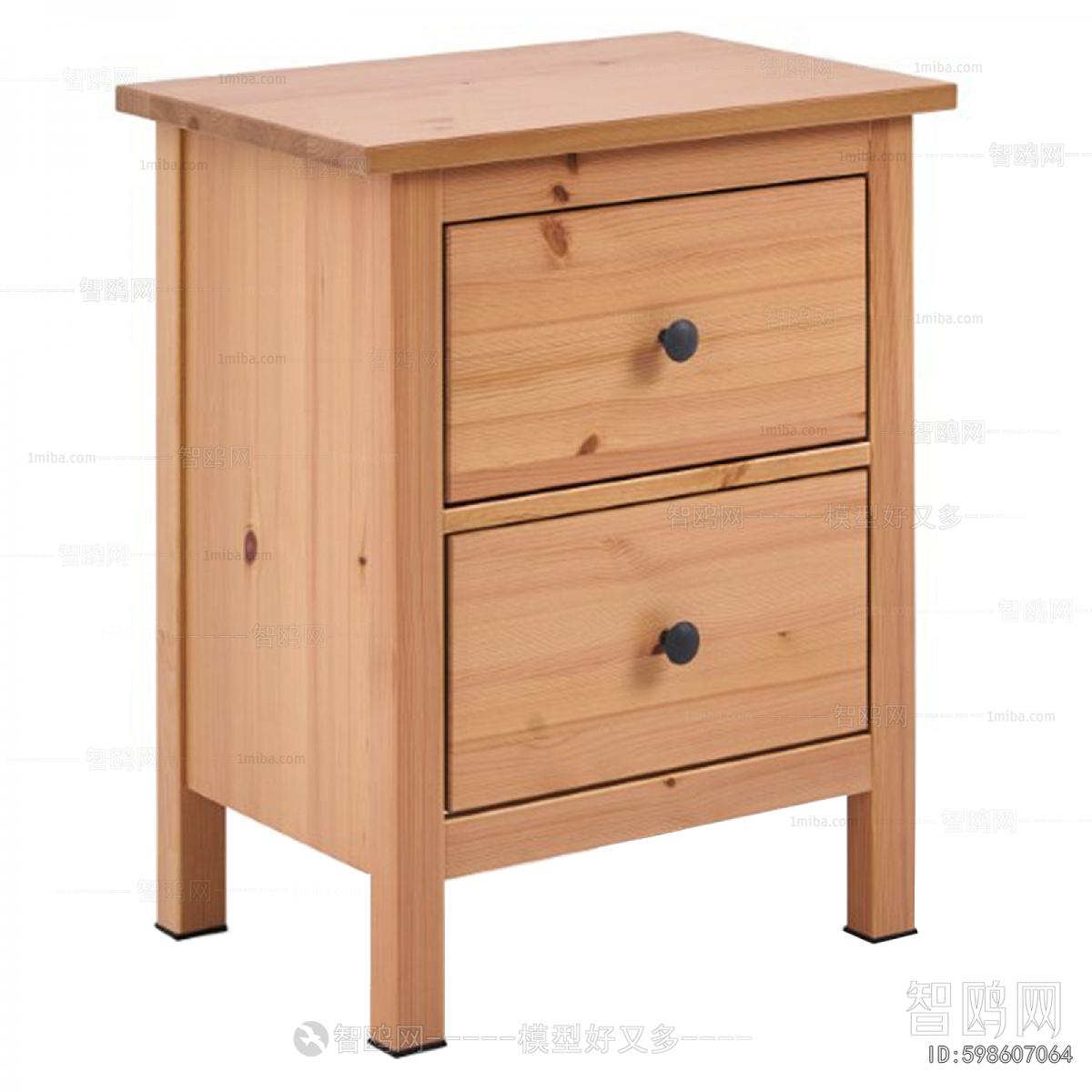 Nordic Style Bedside Cupboard