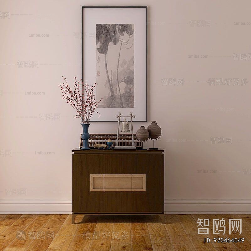 New Chinese Style Side Cabinet