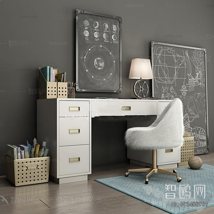 Modern Computer Desk And Chair