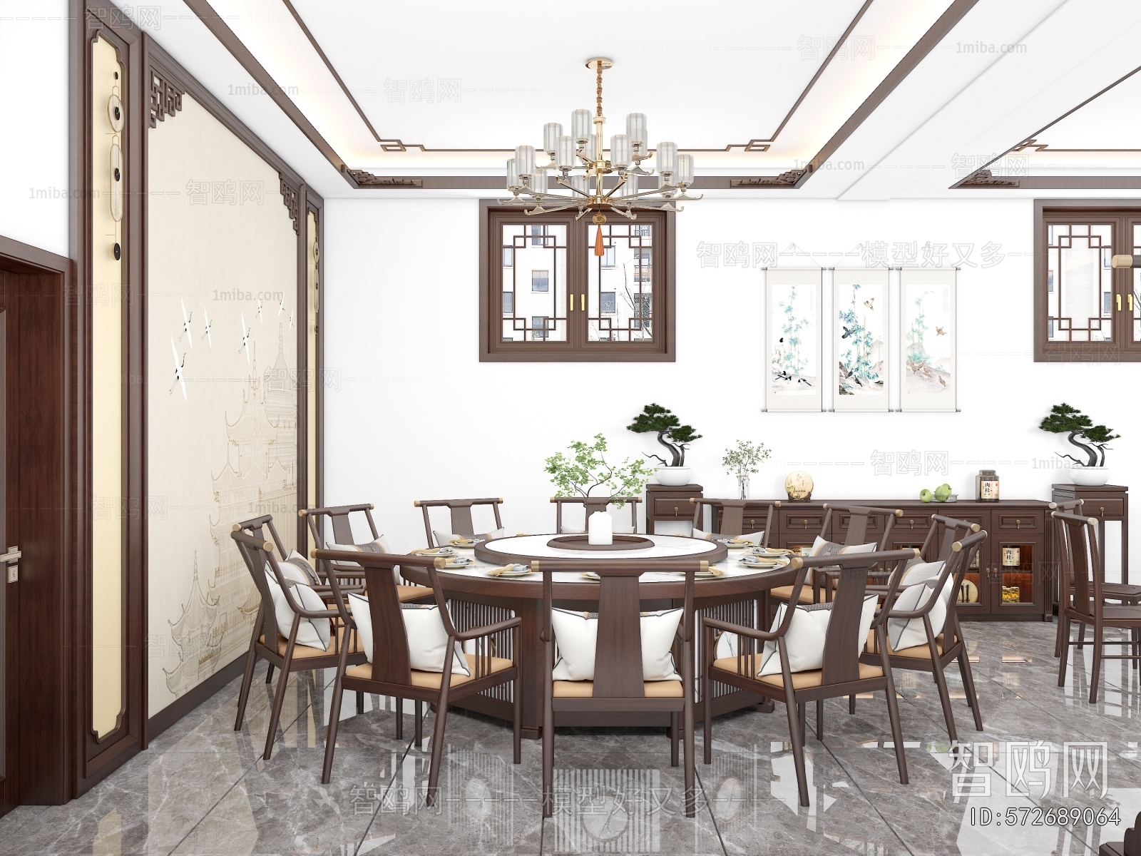 New Chinese Style Restaurant Box