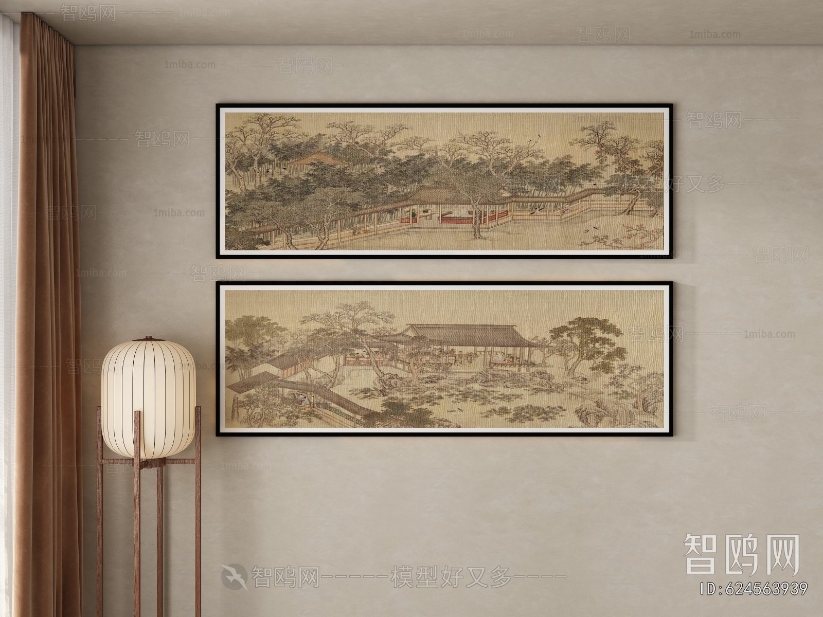 新中式装饰画组合