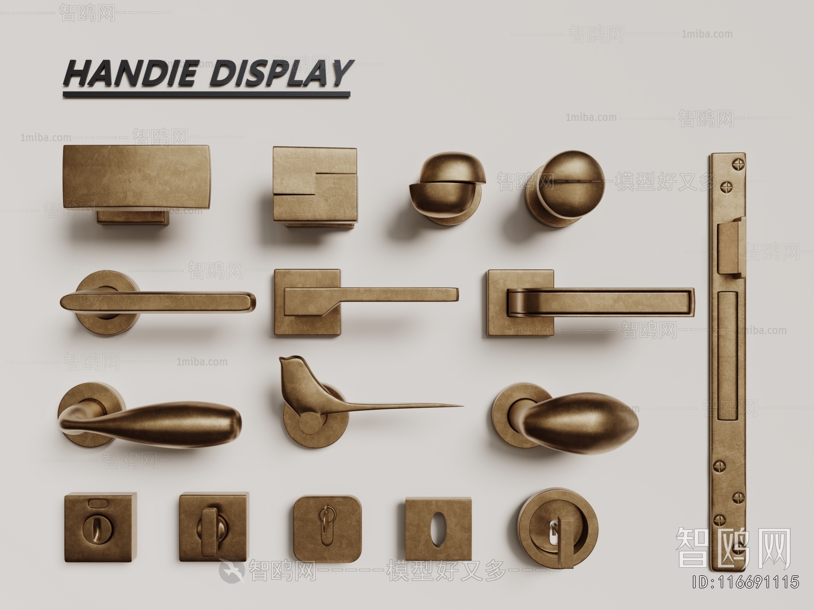 French Style Door Handle