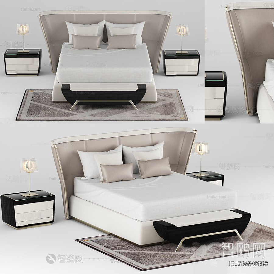 Modern Double Bed