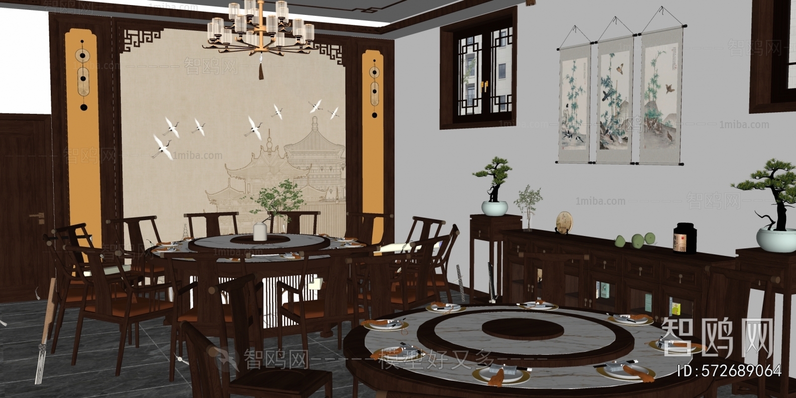 New Chinese Style Restaurant Box