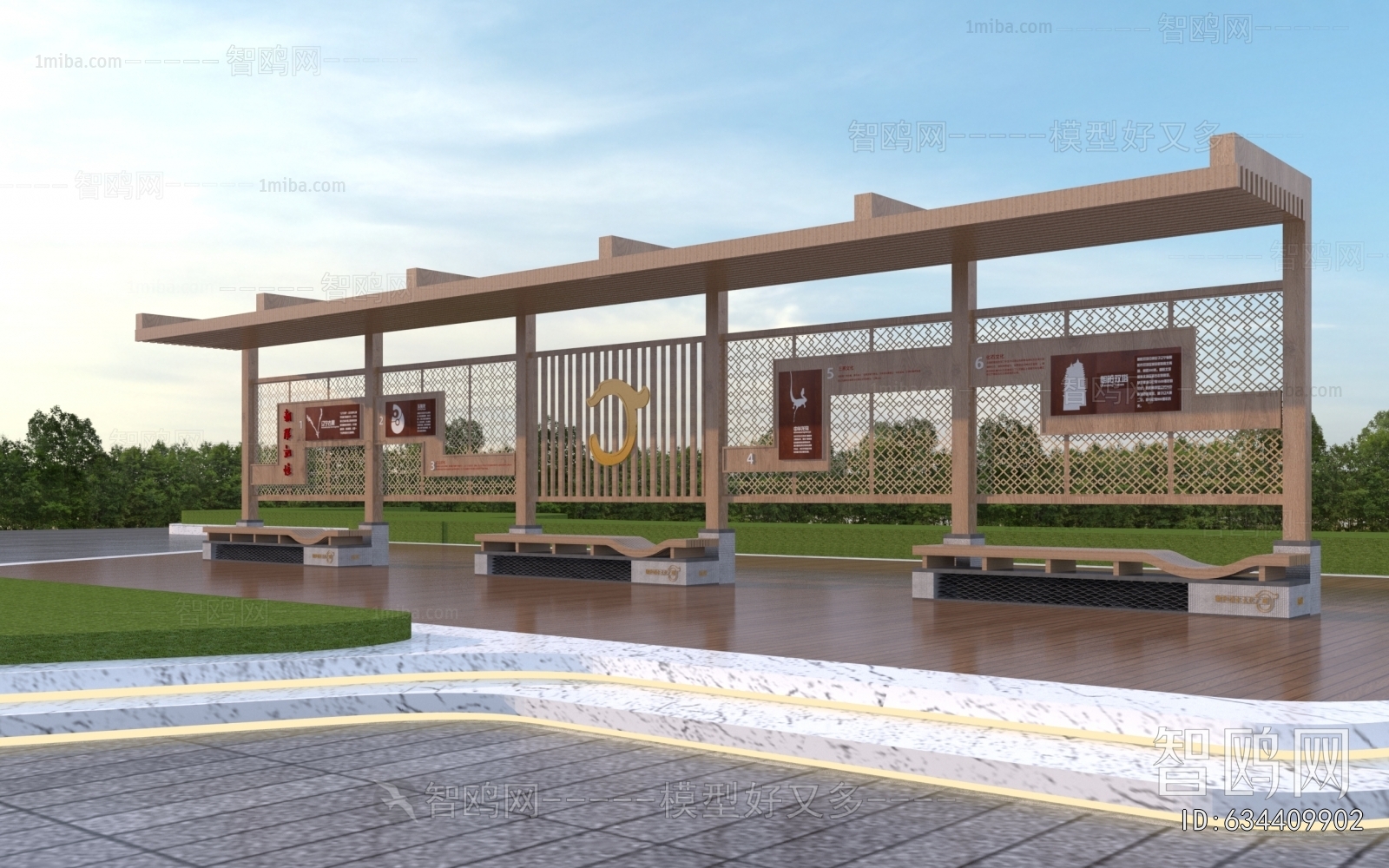 New Chinese Style Gallery Frame