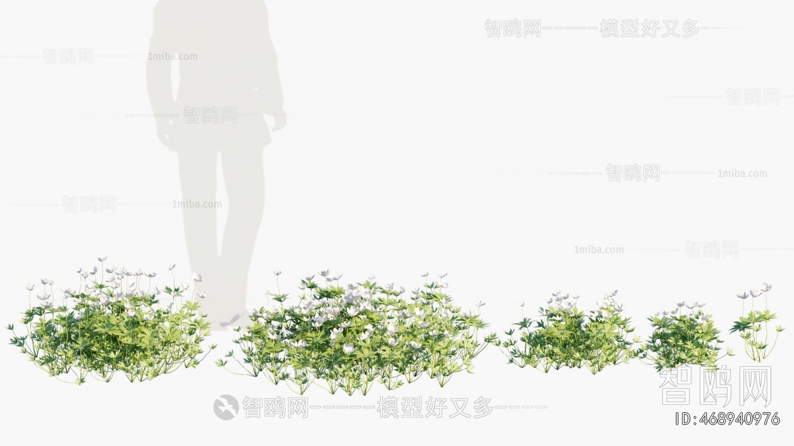 Modern Flowers And Grass