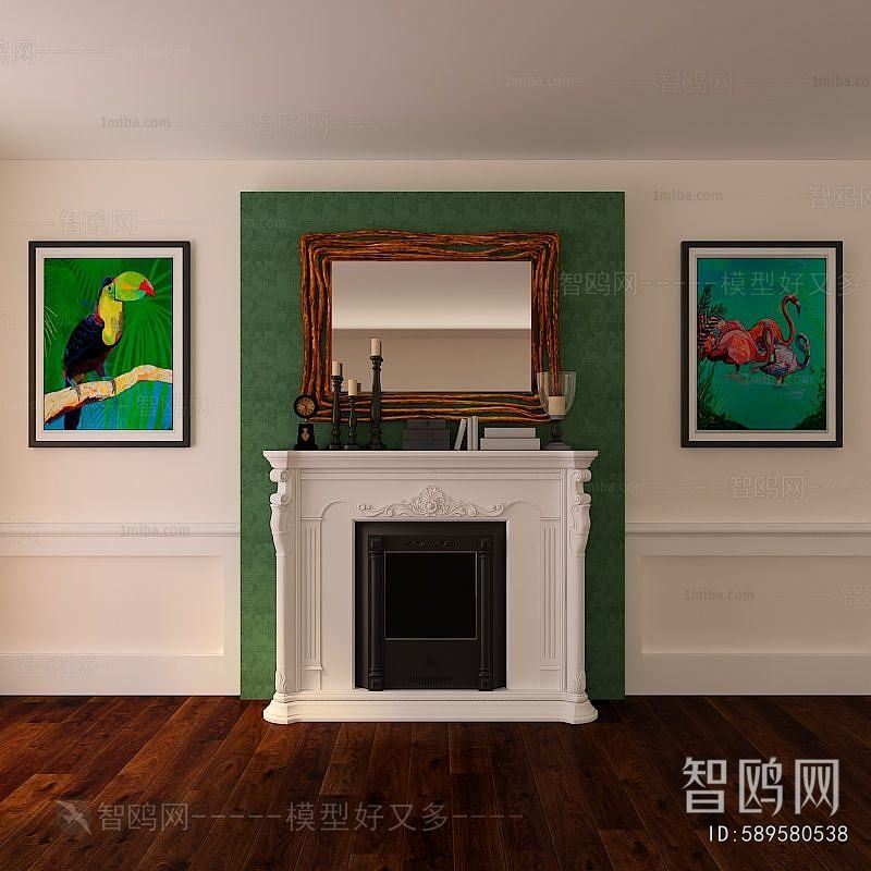 European Style Fireplace