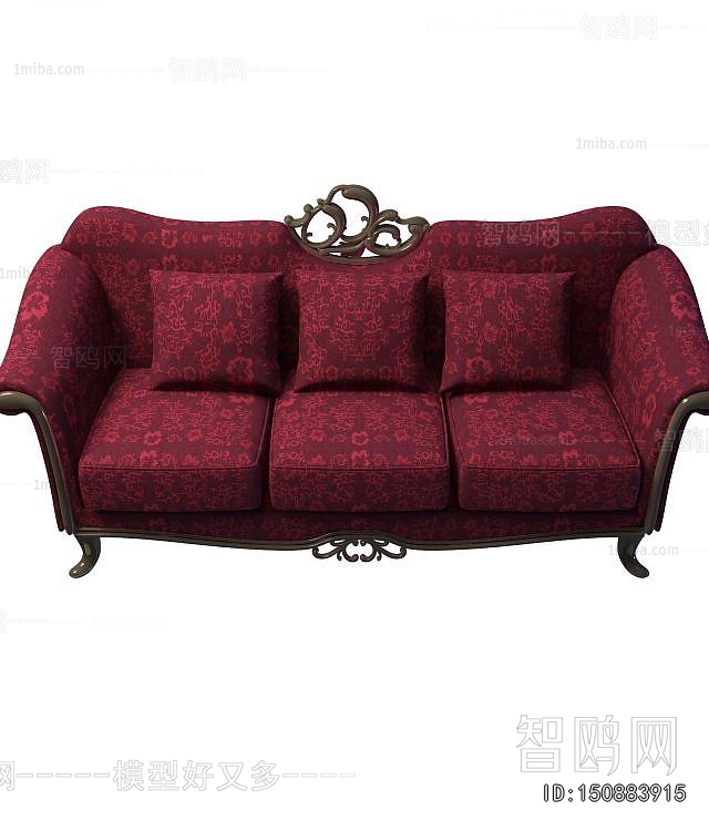 European Style Three-seat Sofa